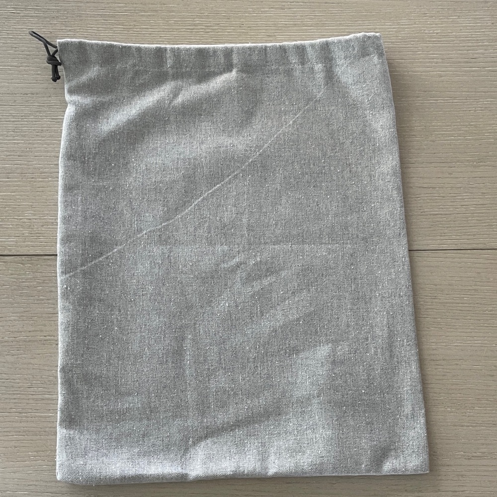 Brunello Cucinelli Light Gray Drawstring Bag - image 3